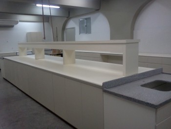 Bancada Central em MDF